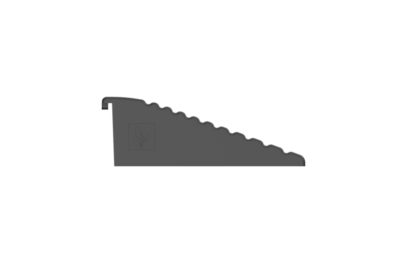 Indlæs billede i Gallery Viewer, Side view of how IBRAN-V ramps for gravel grids connect
