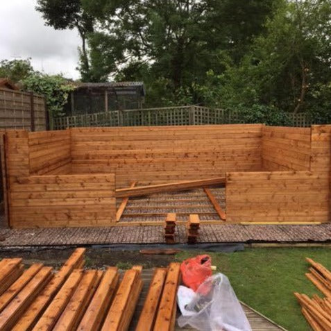 Indlæs billede i Gallery Viewer, Building a shed on top of shed base grids