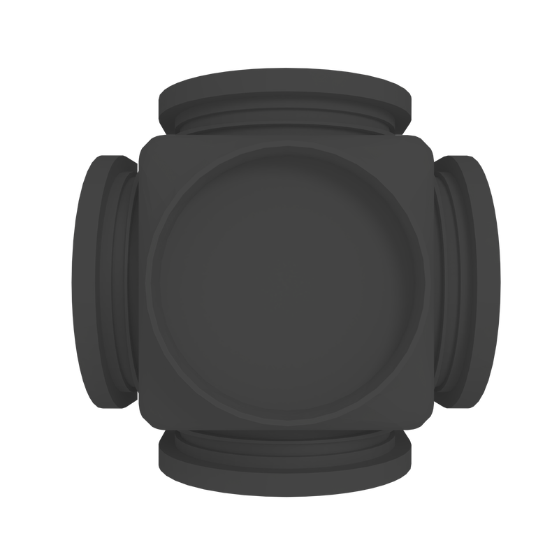 Indlæs billede i Gallery Viewer, Vertical outlet of the IBRAN-Q corner unit for plastic drainage channels
